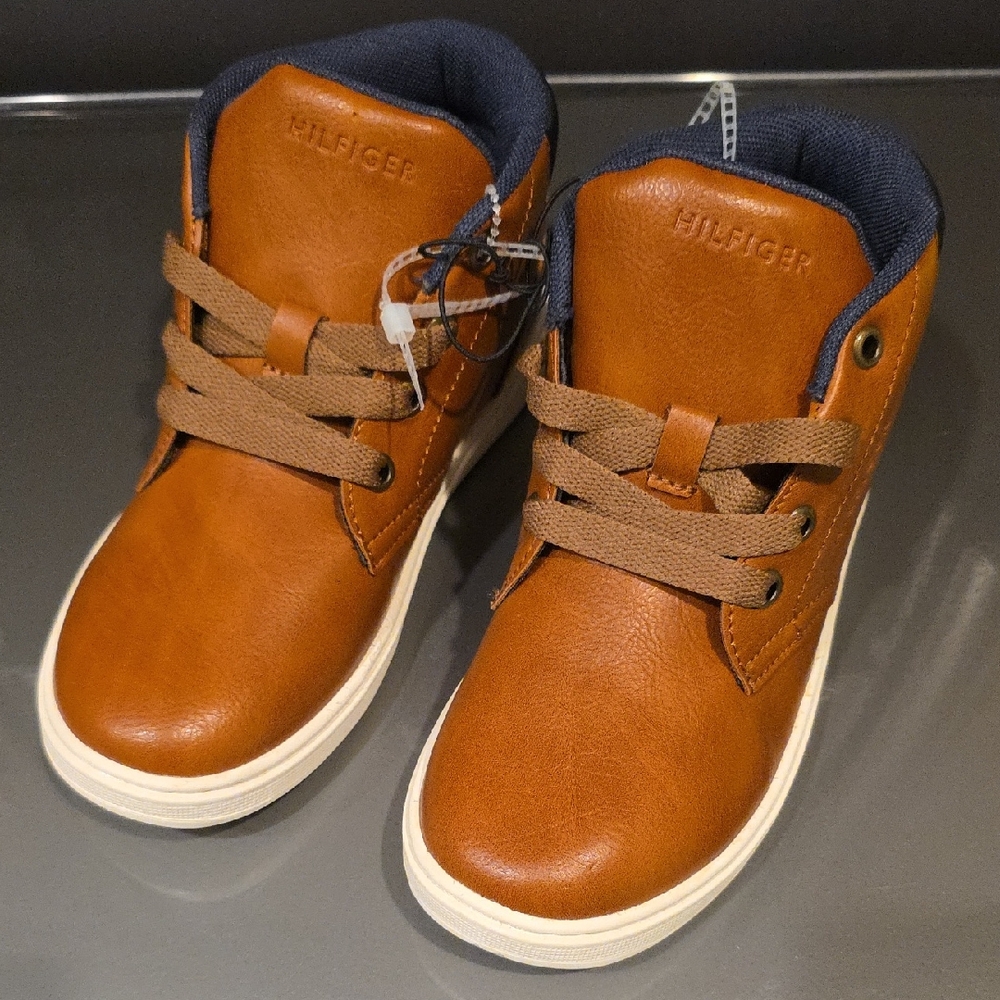 Tommy Hilfiger Kids Tan Boots